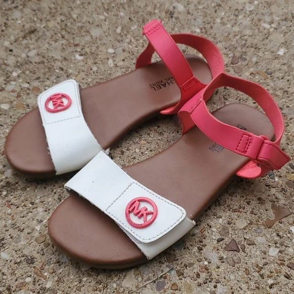 Michael Kors White and Red Sandals s-l400.jpg main image 3